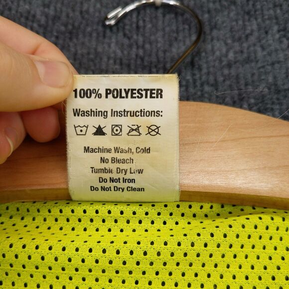 Radians Class 2 Level 2 Reflective Vest Mens Size 2X Green SV6G - Picture 13 of 13